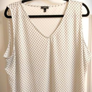 Talbots Sleeveless Summer Blouse